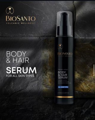 Objev sílu sopečné krásy z Řecka 🇬🇷 Tělové a vlasové sérum BioSanto Volcanic Wellness spojuje organické oleje s...